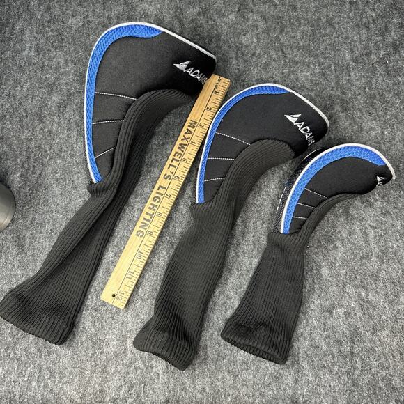 ADAMS GOLF Speedline Golf Club Head Covers 3pc 7 Wood 6 Hybrid 1 Wood - Picture 11 of 11